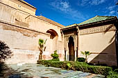 Marrakech - Medina meridionale, Tombe Saadiane, Qubba di Lalla Mas'uda - la loggia ovest.